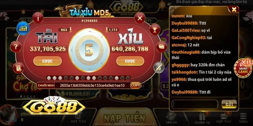 Tài Xỉu Go88 mang đến giải trí